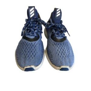 ADIDAS Alphabounce Engineered Mesh Women's sz 10 Shoe NAVY BLUE Black BW0324 EUC